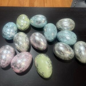 Decorative Speckled Eggs Set